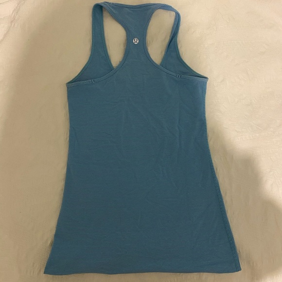 Blue Striped Lululemon Tank Top - Picture 3 of 4